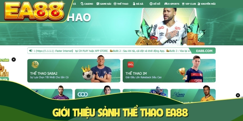 Giới thiệu sảnh thể thao EA88