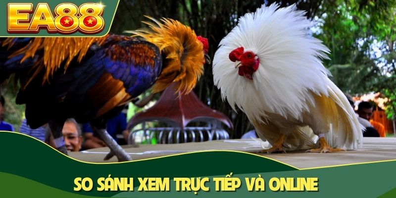 So sánh xem trực tiếp và online